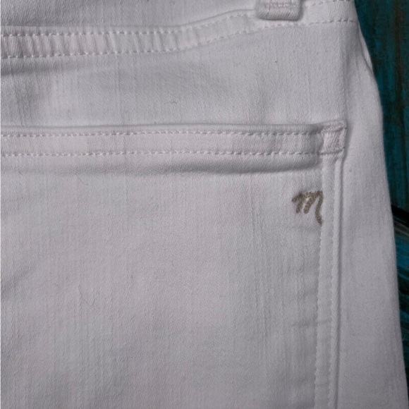 Madewell 10" High-Rise Skinny Jeans White Size 28 - Picture 8 of 13